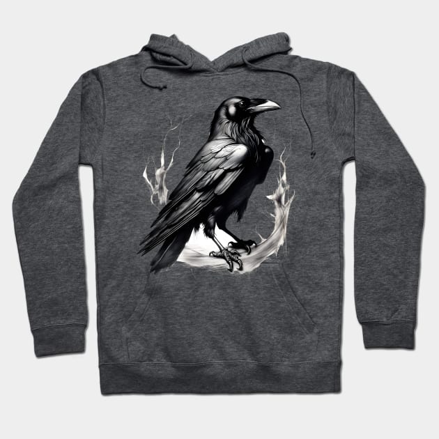 Raven Hoodie by BloomBeyondShadows